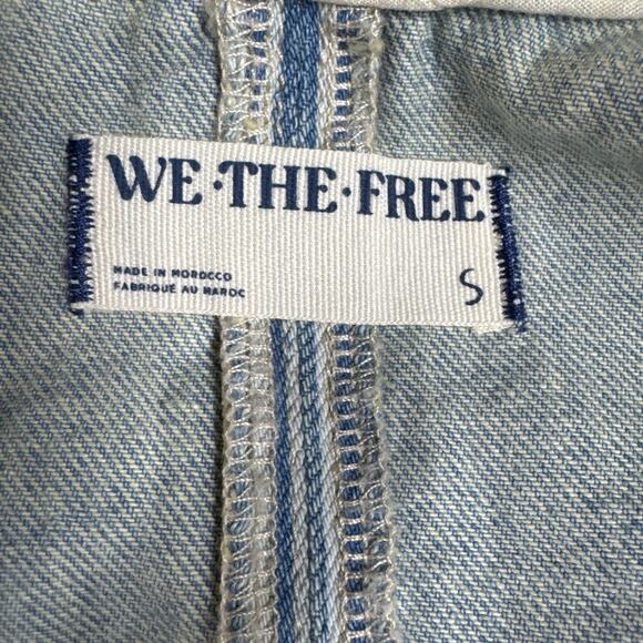 Free People Pinstripe Jumpsuit in Soft Blue - Picture 8 of 9